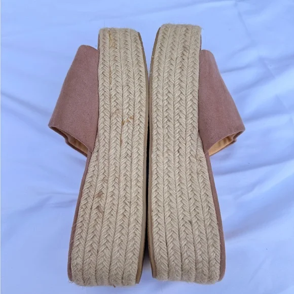 Lulu's Mauve Espadrille Slide Sandals - Picture 3 of 5